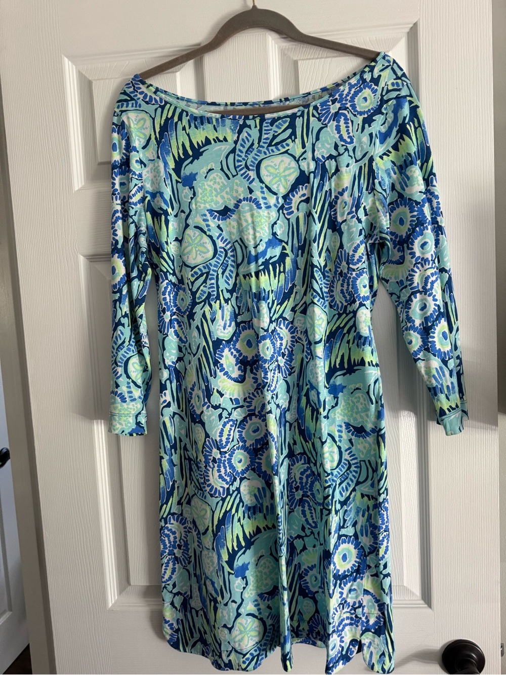 Lilly Pulitzer Blue & Mint Floral Tee